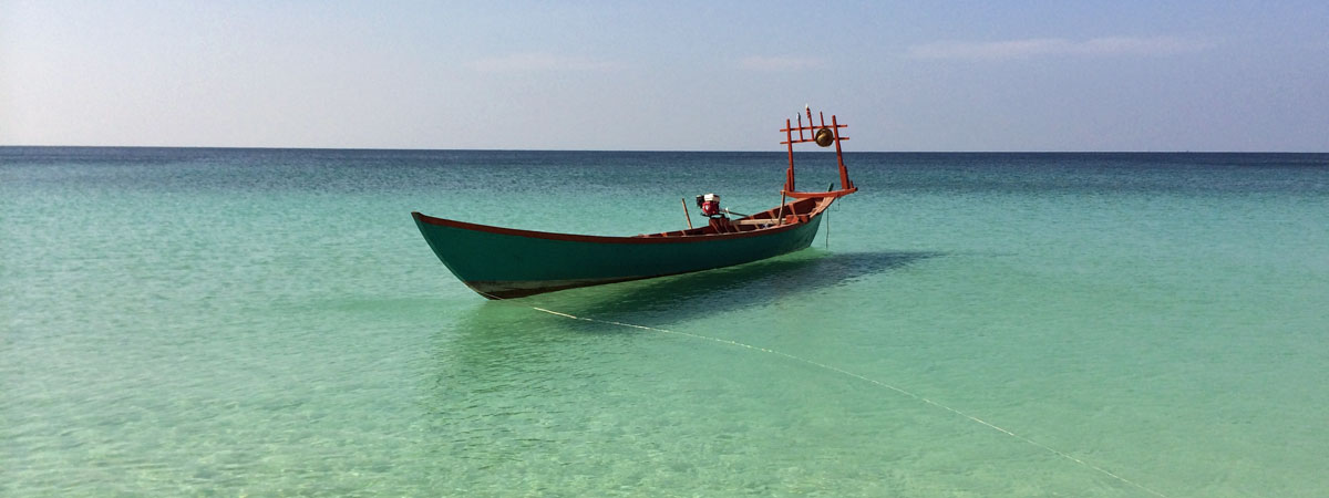 Ein Fischerboot auf Koh Rong (Quelle: ruti)