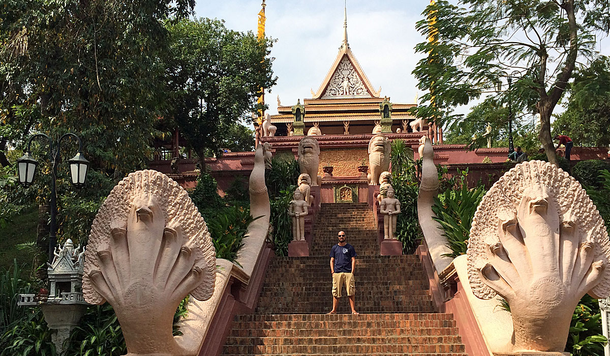 Wat Phnom in Phnom Penh, der Hauptstadt Kambodschas (Foto: ruti)