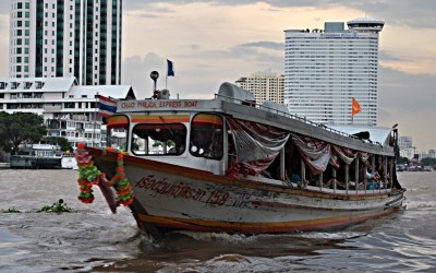 Das Chao Phraya Express Boot in Bangkok (Foto: S.E.)