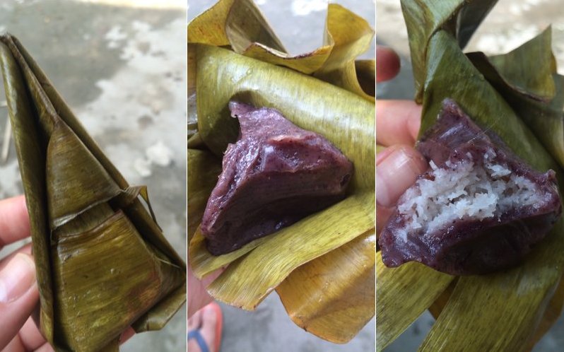 Das ist was Süßes mit Kokosnuss zum Auspacken in Vietnam. (Foto: Ruti)
