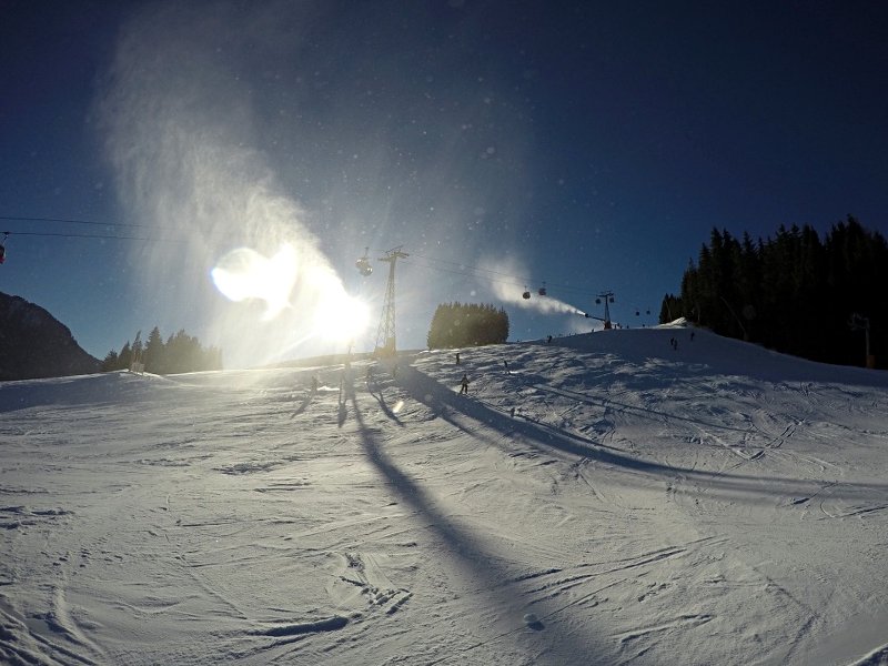 Zum Jahreswechsel 2015 auf 2016 ist das Skigebiet Ski Amadé ein Kunstschneeparadies. (Foto: Ruti)