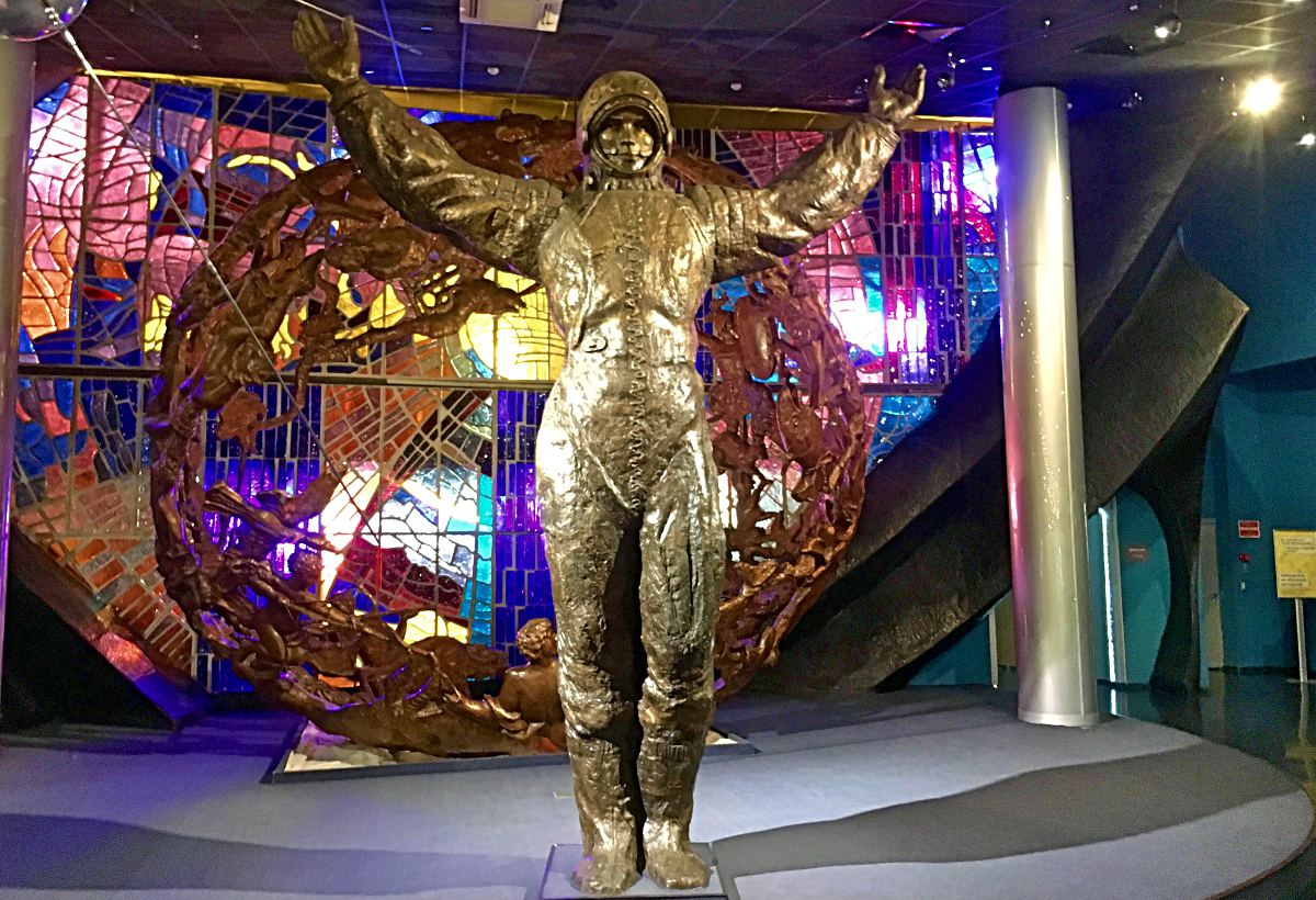 Im Kosmonauten-Museum ist Juri Gagarin der Star. (Foto: Ruti)
