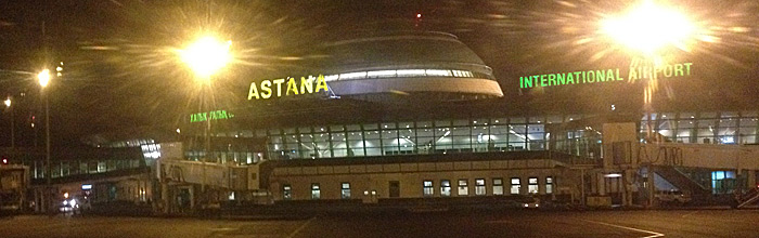Der Flughafen in Astana, Kasachstan (Quelle: ruti)