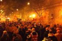 Eintracht-Fans in Bordeaux - ein Traum in Orange (Quelle: D.K.)