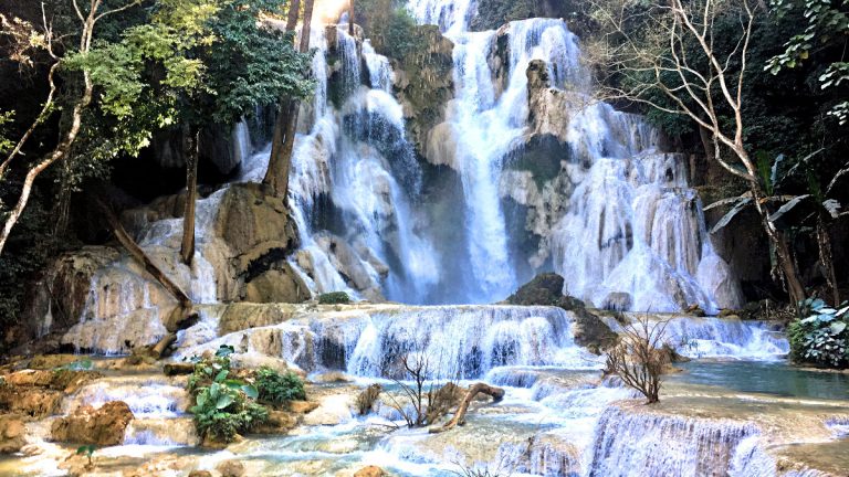Die Kuang Si Wasserfälle in Laos (Foto: Ruti)