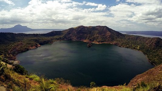 Der Taal Vulkan auf den Philippinen ist ein echter Hingucker. (Foto: Ruti)