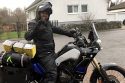 Es geht los. Ich starte mit meiner Yamaha Ténéré 700 namens Luzy in meine erste große Motorrad-Reise. (Foto: Ruti)