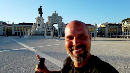 8 Monate nach meinem Aufbruch in Deutschland erreiche ich Lissabon. (Foto: Ruti)