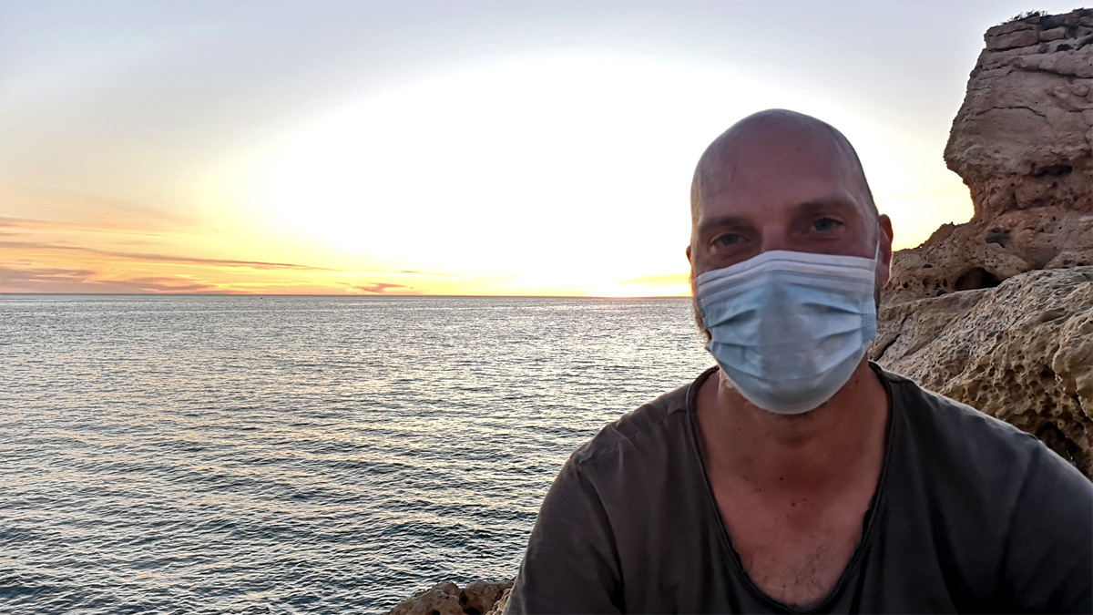Zum ersten Mal seit Marokko gebe ich wieder ein Corona-Update - dieses Mal aus Portugal. (Foto: Ruti)