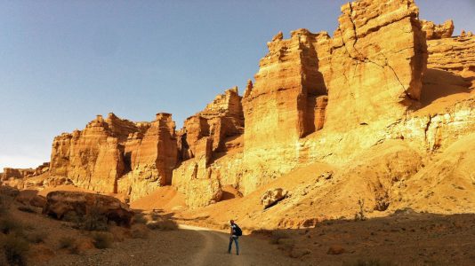 Ruti im Scharyn-Canyon in Kasachstan (Quelle: Ruti)