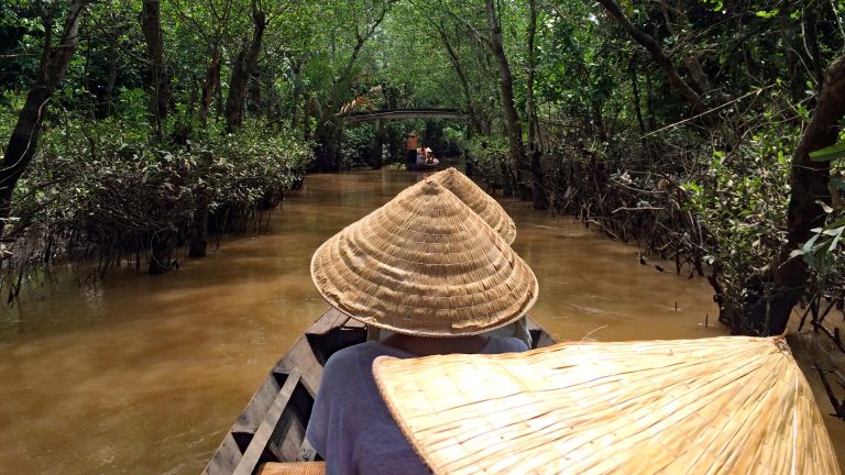 Die Landschaft im Mekong-Delta in Vietnam ist malerisch. (Foto: Ruti)