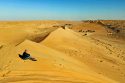 Die Wüste des Omans und ich mittendrin. (Foto: Ruti)