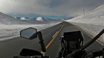Entgegen meiner Erwartungen ist dies der schneereichste Tag in Patagonien. (Foto: Ruti)