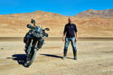 Heute geht es mit dem Motorrad quer durch die Atacamawüste. (Foto: Ruti)