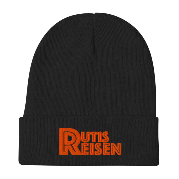 RutisReisen Beanie – orange bestickt – Bild 6