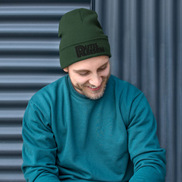 RutisReisen Beanie – schwarz bestickt – Bild 3
