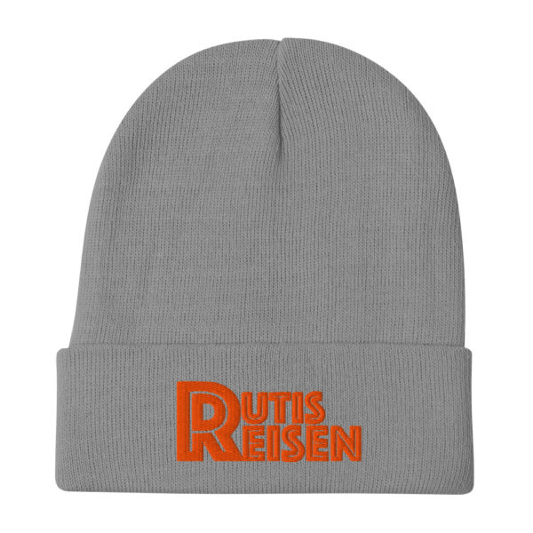 RutisReisen Beanie – orange bestickt – Bild 8