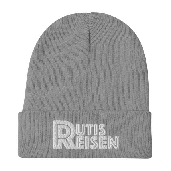 RutisReisen Beanie – weiß bestickt – Bild 7