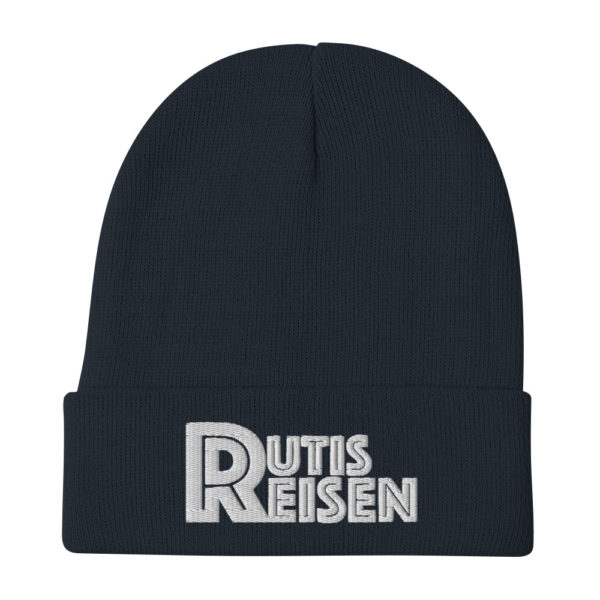 RutisReisen Beanie – weiß bestickt – Bild 4