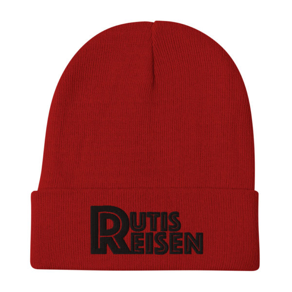 RutisReisen Beanie – schwarz bestickt – Bild 4
