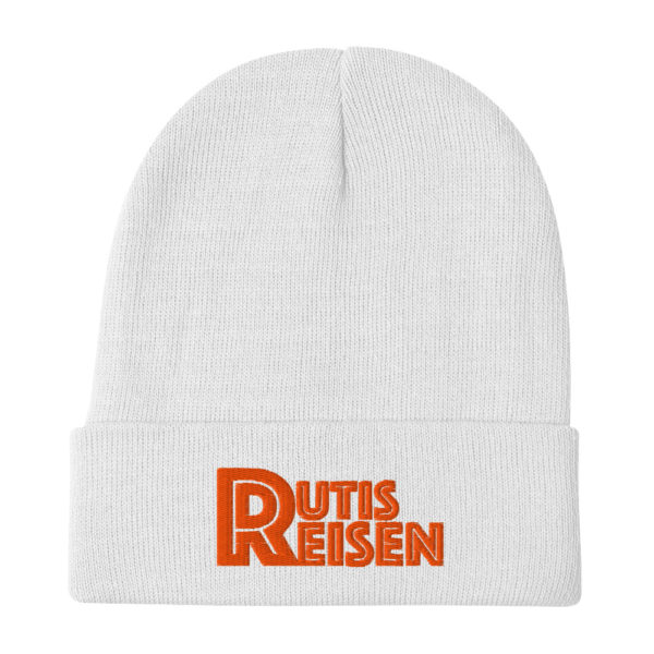 RutisReisen Beanie – orange bestickt – Bild 9
